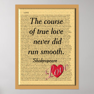 Affiches Cours de Véritable amour - imprimé d'art