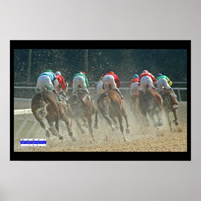 Affiches Course de chevaux 001 Mowat arrière SpPh (Devant)