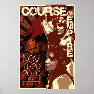 Affiches Course de l'Empire Retro Poster. dzign par Atalee