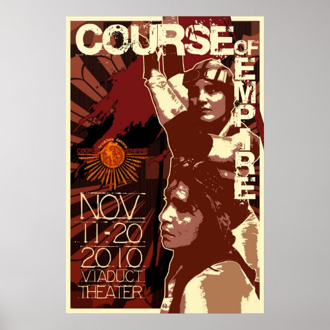 Affiches Course de l'Empire Retro Poster. dzign par Atalee (Devant)
