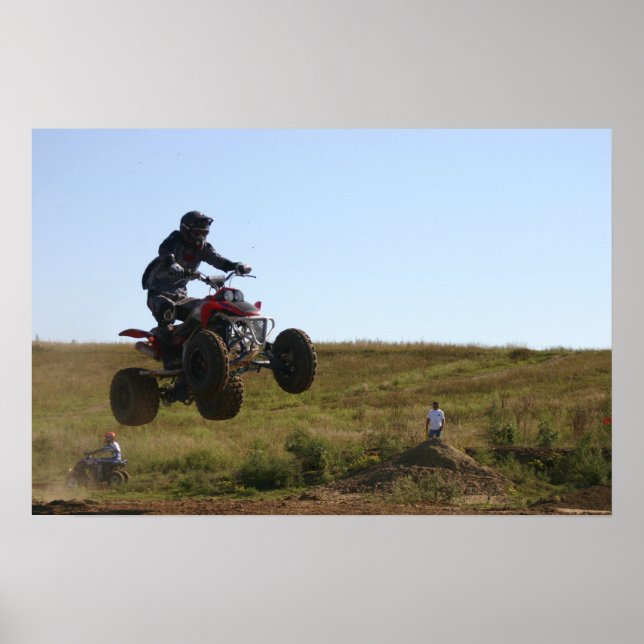 Affiches course en quad (Devant)