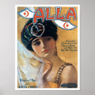 Affiches Couverture Alla Vintage
