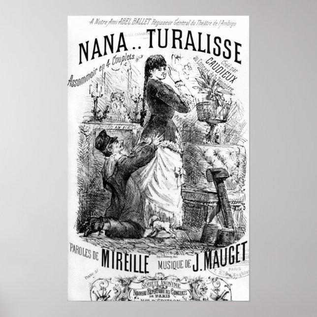 Affiches Couverture avant d'une feuille de score (Devant)