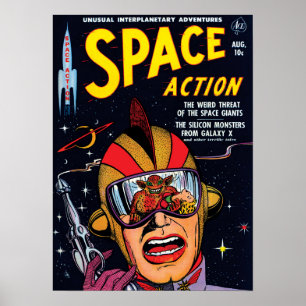 Affiches Couverture de bande dessinée de science-fiction vi