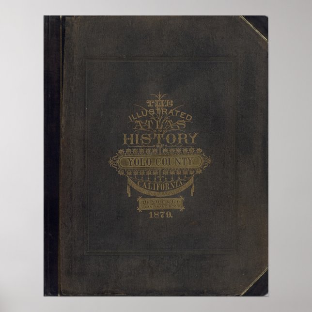 Affiches Couverture de l'atlas Yolo Co (Devant)