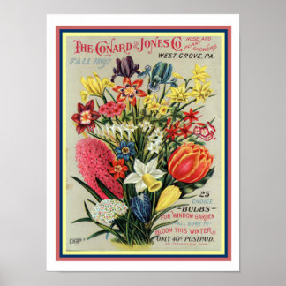 Affiches Couverture du catalogue des semences de fleurs 189