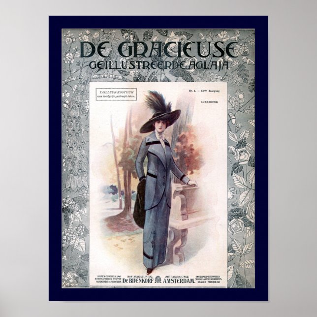 Affiches Couverture du magazine de mode KRW 1907 (Devant)