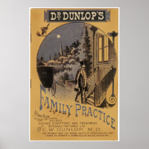 Affiches Couverture vintage du livre Pratique familiale du