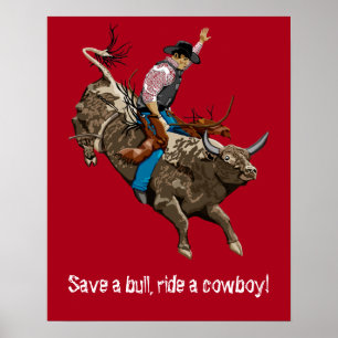 Affiches Cow-boy vintage