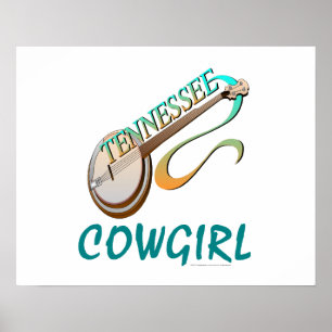 Affiches Cow-girl du Tennessee de PIÈCE EN T