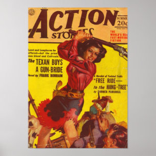 Affiches Cow-girl fâchée