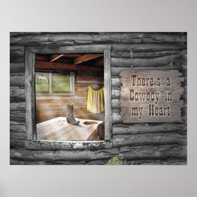 Affiches Cowboy in my Heart (Devant)