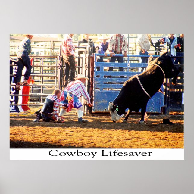 Affiches Cowboy Lifesaver (Devant)