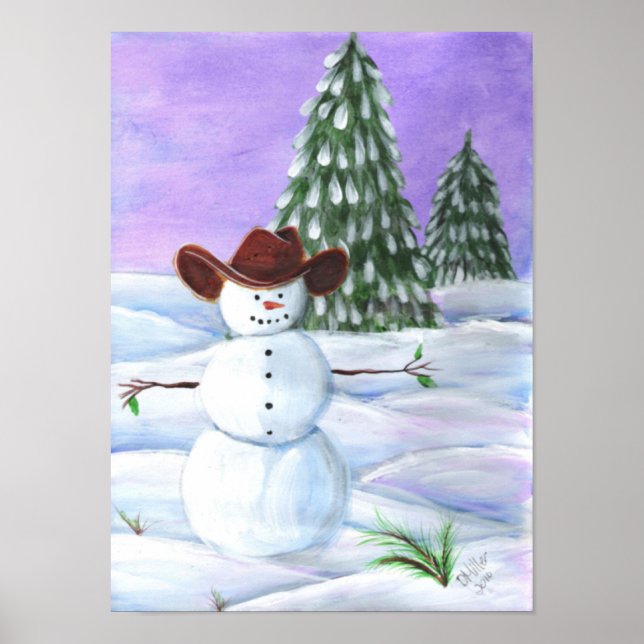 Affiches Cowboy Snowman (Devant)