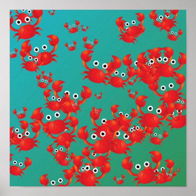Affiches Crab world (Devant)