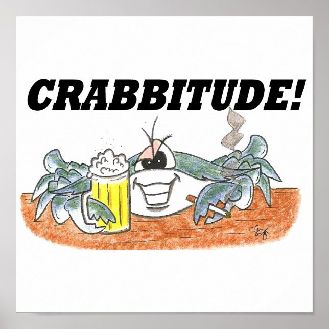 Affiches Crabbitude Print (Devant)