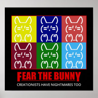 AFFICHES CRAINDRE LE BUNNY