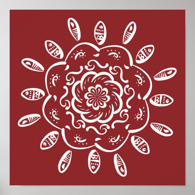 Affiches Cranberry Mandala (Devant)