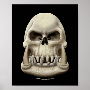 Affiches Crâne d'Orc