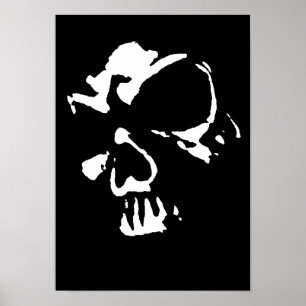 Affiches Crâne gothique