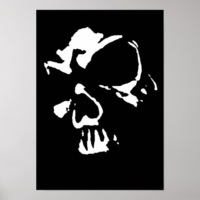 Affiches Crâne gothique (Devant)
