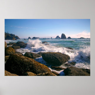 Affiches Crashing waves