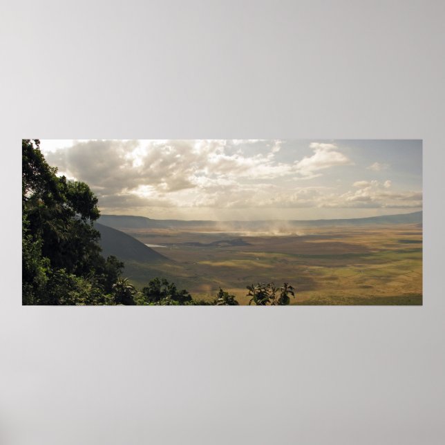 Affiches Cratère de Ngorongoro, Tanzanie (Devant)
