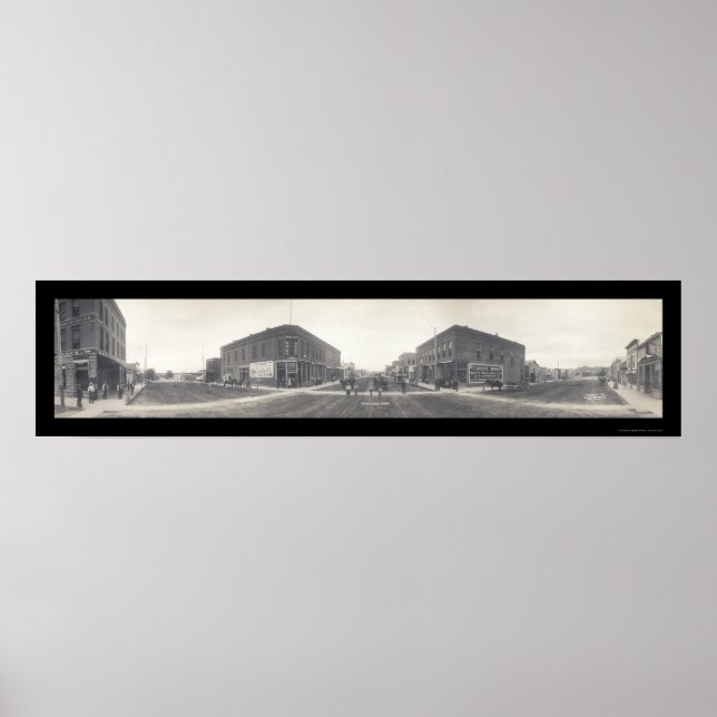 Affiches Crawford, Nebraska Photo 1909 (Devant)