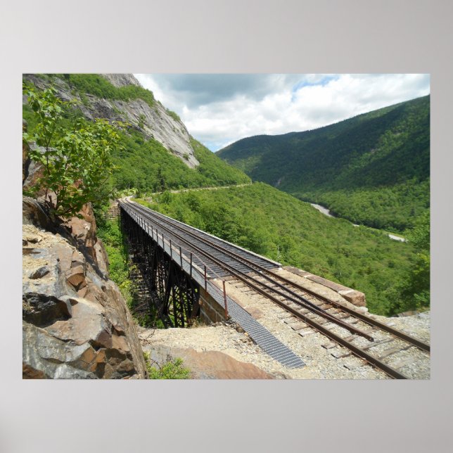 Affiches Crawford Notch Railway Trestle (Devant)