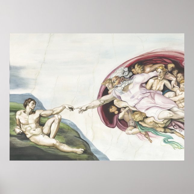 Affiches Création d'Adam (Devant)