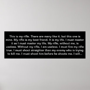 Affiches Creed de Rifleman