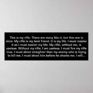 Affiches Creed de Rifleman