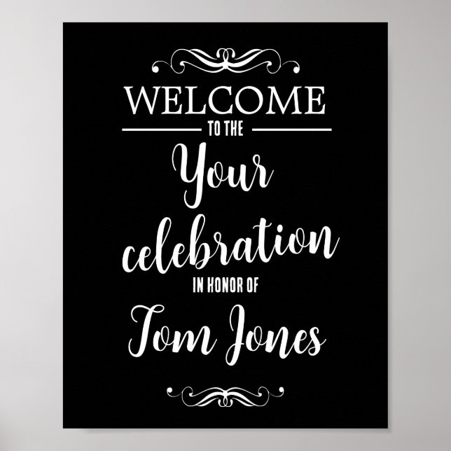 Affiches Créer votre signature de parti (Devant)