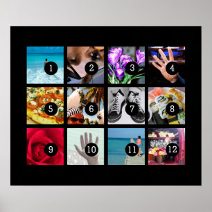Affiches Créez facilement votre propre photo Art avec 12 im