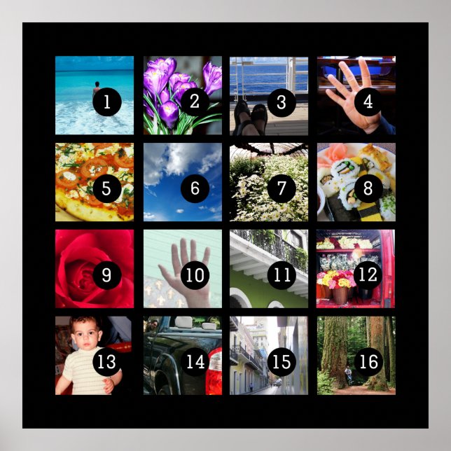 Affiches Créez facilement votre propre photo Art avec 16 ph (Devant)