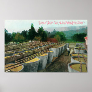 Affiches Crème de Tartar Vats Vue à Colon Italien-Suisse