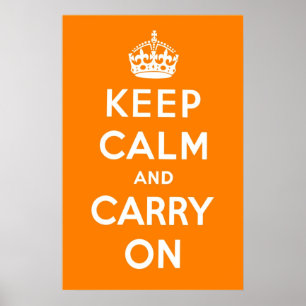 Affiches Crème orange