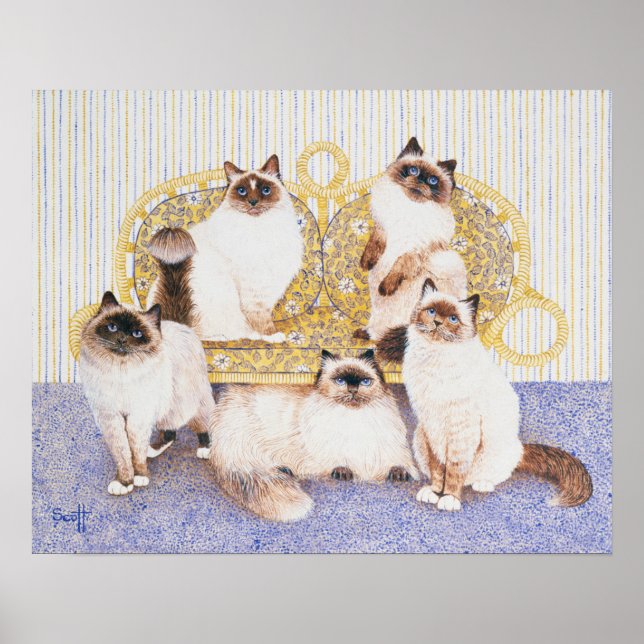 Affiches Crèmes au chocolat (Devant)