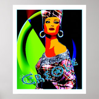 Affiches Creole Lady