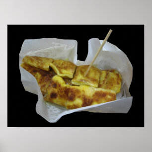 Affiches Crêpe à la banane [Roti Kluai Khai] Street Food th