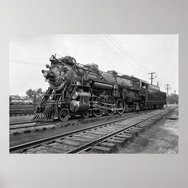 Affiches CRÉSCENT LOCOMOTIF À LA VAPEUR LIMITÉ c. 1927 (Devant)