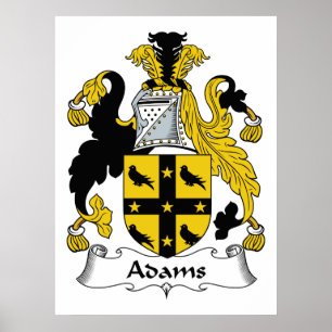 Affiches Crest de la famille Adams