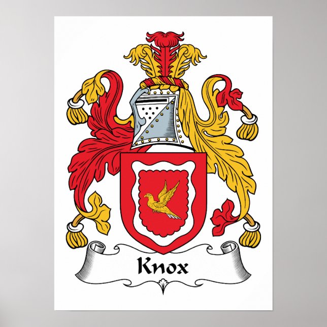 Affiches Crest de la famille Knox (Devant)