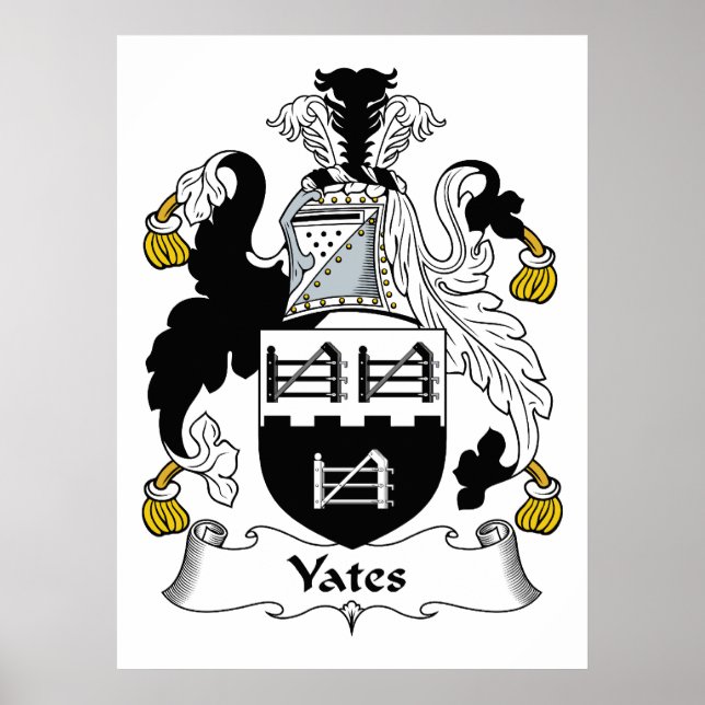 Affiches Crest de la famille Yates (Devant)