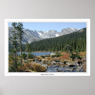 Affiches Crêtes indiennes, le Colorado
