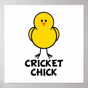 Affiches Cricket Chick