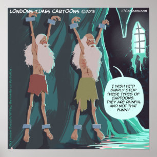 Affiches Crime & Châtiment Dessin Animé de Prison douloureu
