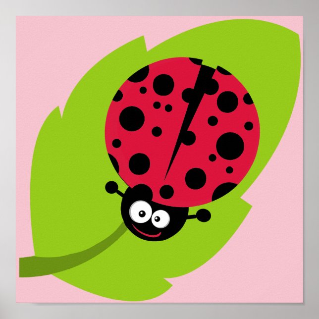 Affiches Crimson Red Ladybug (Devant)