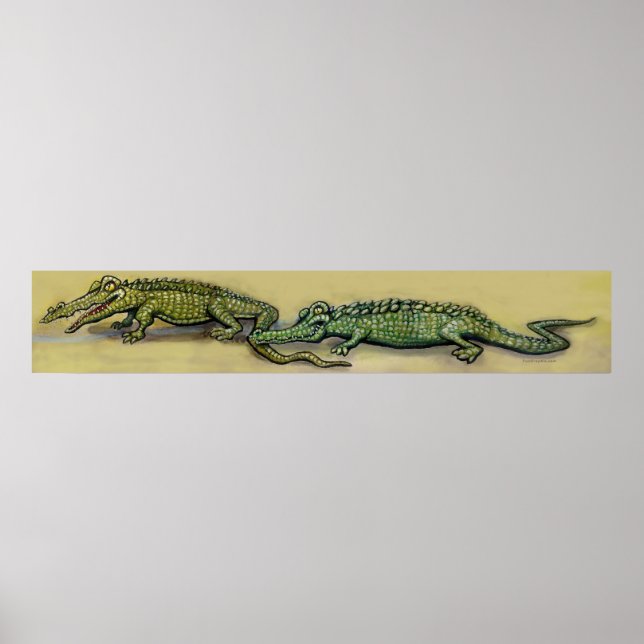 Affiches Crocodile (Devant)