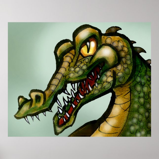 Affiches Crocodile (Devant)
